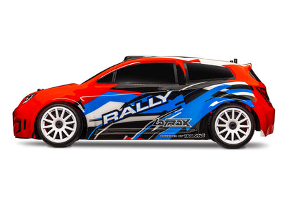 Traxxas 1/18 Latrax Rally RTR 4WD Electric Rally Car (Red/Blue) w/2.4GHz Radio, Battery & AC Charger