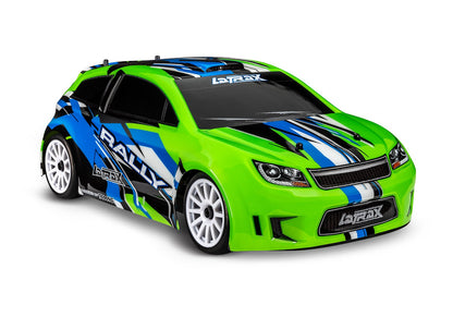 Traxxas 1/18 Latrax Rally RTR 4WD Electric Rally Car (Green/Blue) w/2.4GHz Radio, Battery & AC Charger