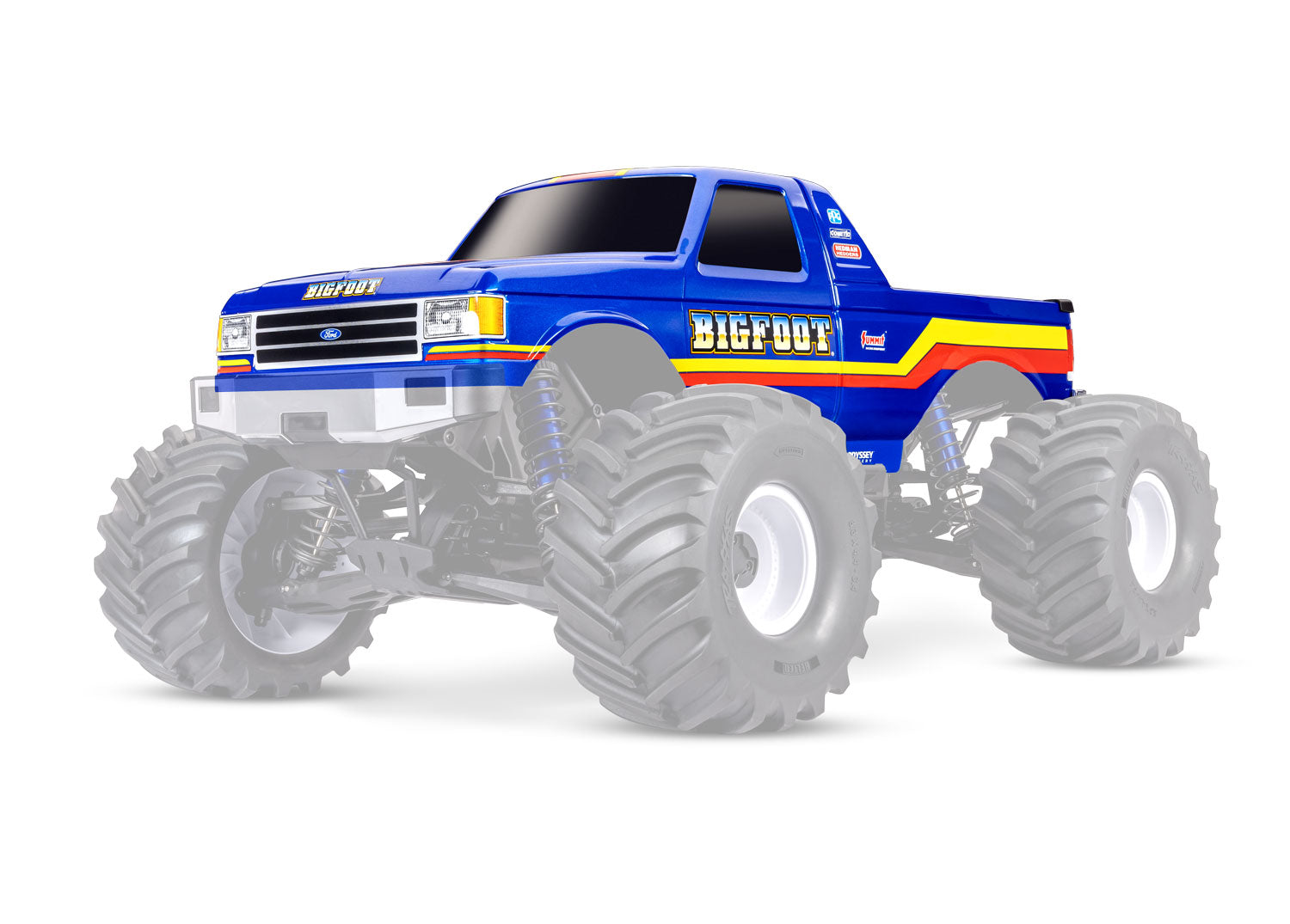 Traxxas X-Monster Bigfoot No. 8 Body
