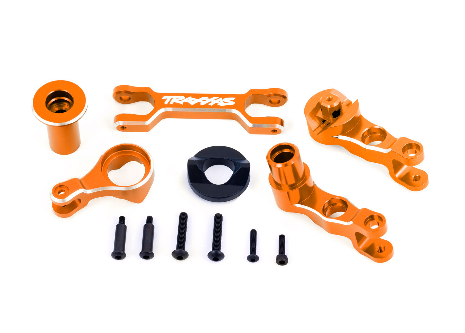 Traxxas X-Maxx Orange Aluminum Steering Bellcranks