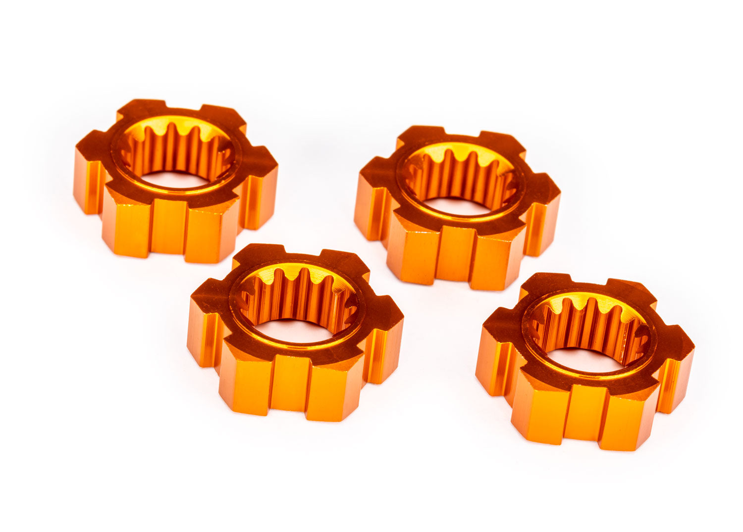 Traxxas X-Maxx/XRT Aluminum Wheel Hex Hub (Orange) (4)