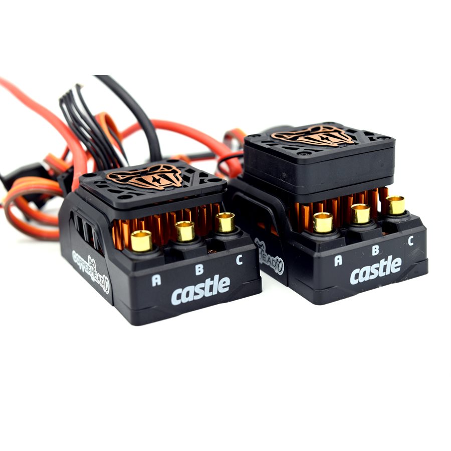 Castle Creations Copperhead 10 Waterproof 1/10 Scale Sensored Brushless ESC