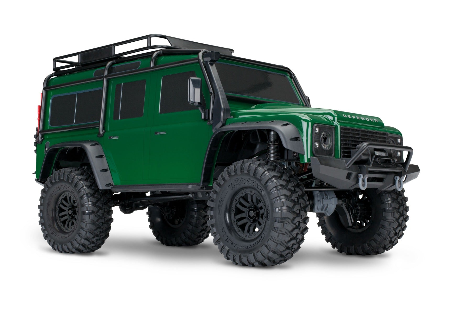 Traxxas TRX-4 1/10 Scale & Trail Rock Crawler w/Land Rover Defender Body (Green) w/XL-5 ESC & TQi 2.4GHz Radio