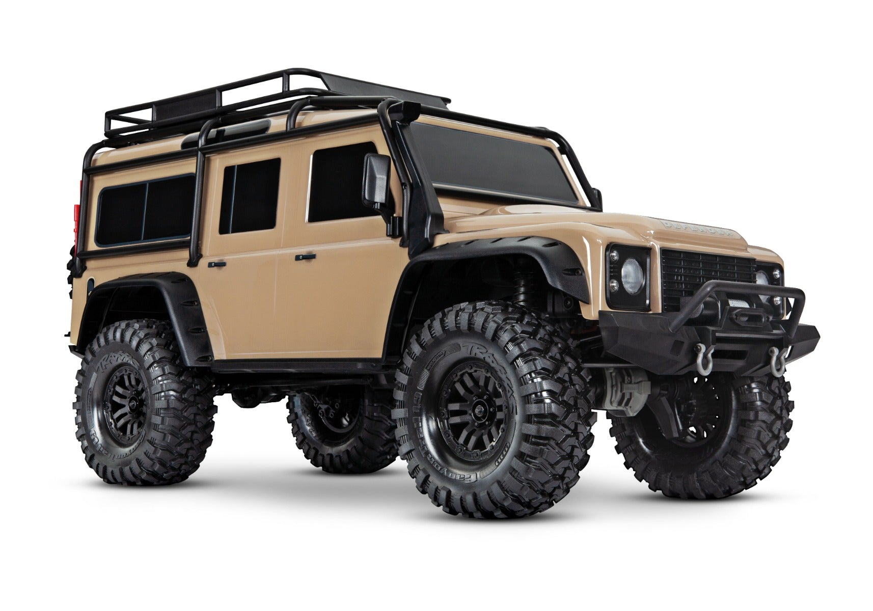 Traxxas TRX-4 1/10 Scale & Trail Rock Crawler w/Land Rover Defender Body (Green) w/XL-5 ESC & TQi 2.4GHz Radio