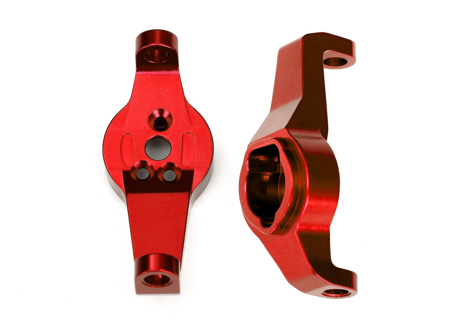 Traxxas TRX-4/TRX-6 Aluminum Caster Blocks (Red)