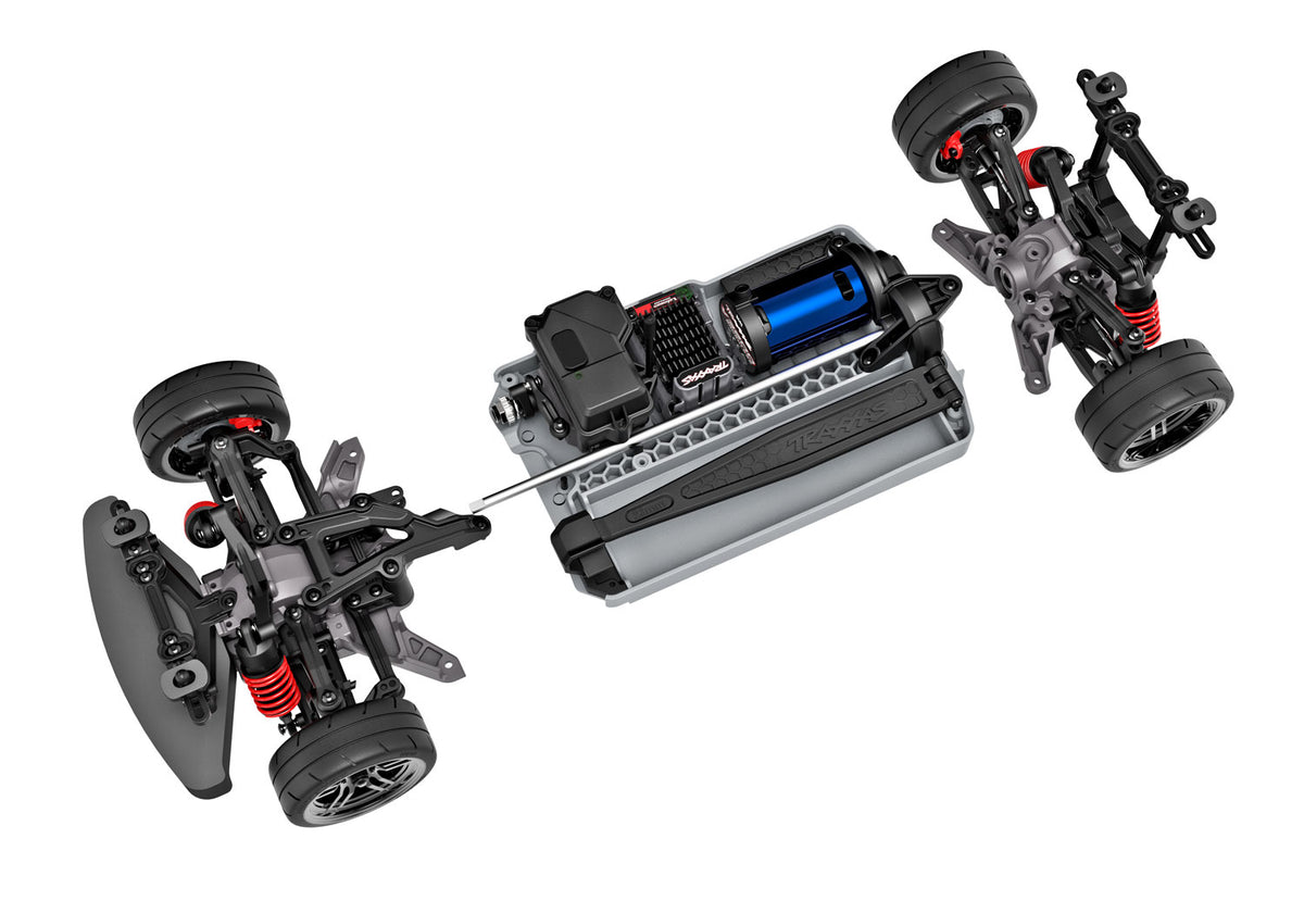 Traxxas 4-Tec® 2.0 1/10 RTR Electric Brushless 4WD Touring Car Chassis (No Body) w/VX3 ESC, TQi™ Sport 2.4GHz Radio & TSM®