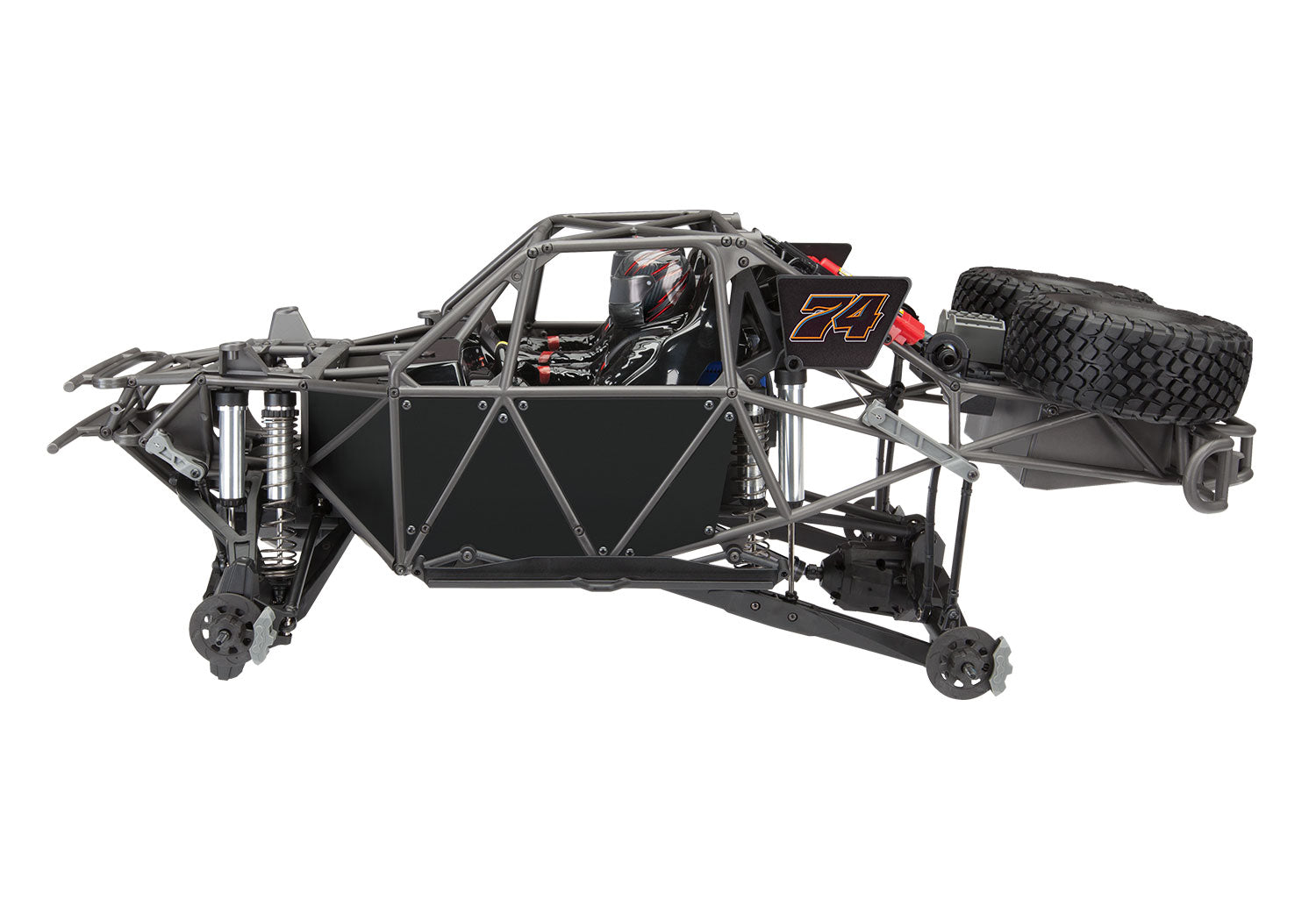 Traxxas Unlimited Desert Racer UDR 6S RTR 4WD Race Truck (Fox) w/LED Lights & TQi 2.4GHz Radio