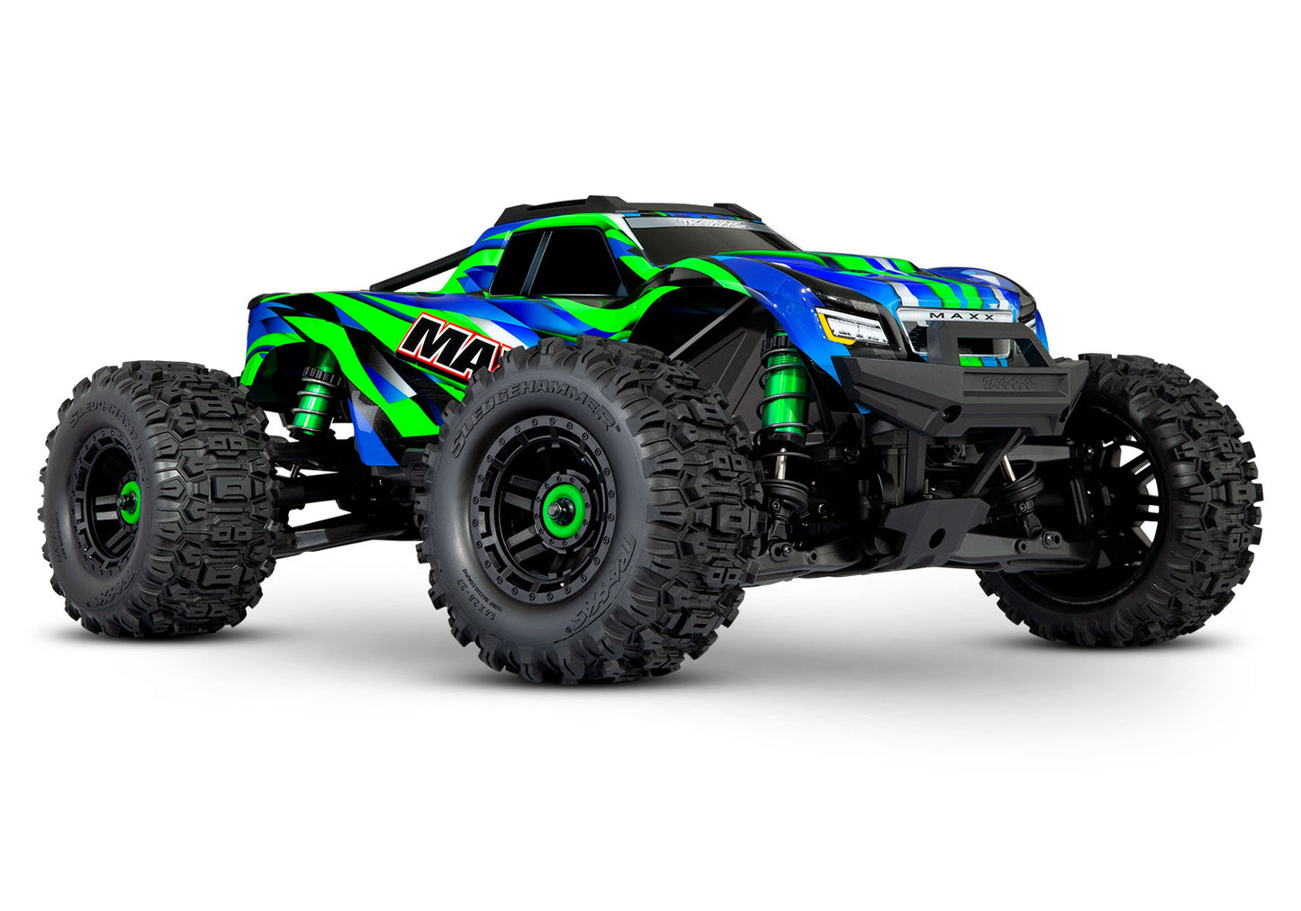 Traxxas Maxx WideMaxx 1/10 Brushless RTR 4WD Monster Truck (Green) w/TQi 2.4GHz Radio & TSM