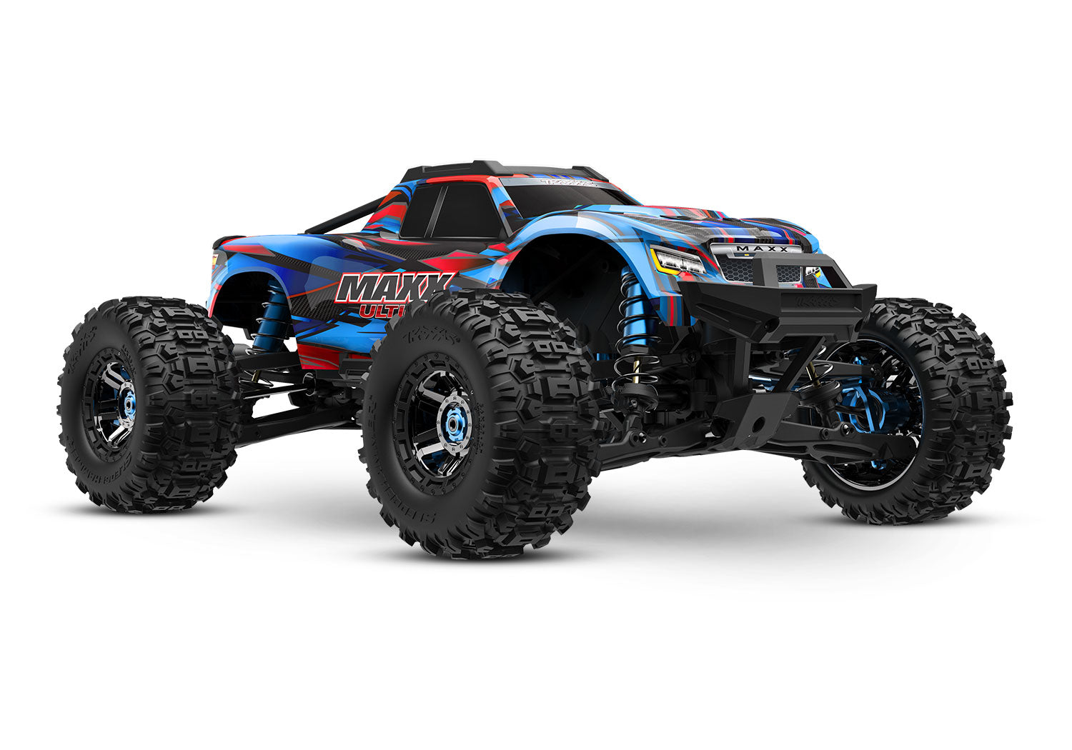 Traxxas Maxx Ultimate 4S 4WD Brushless RTR Monster Truck (Blue ) w/TQi 2.4GHz Radio & TSM (Copy)