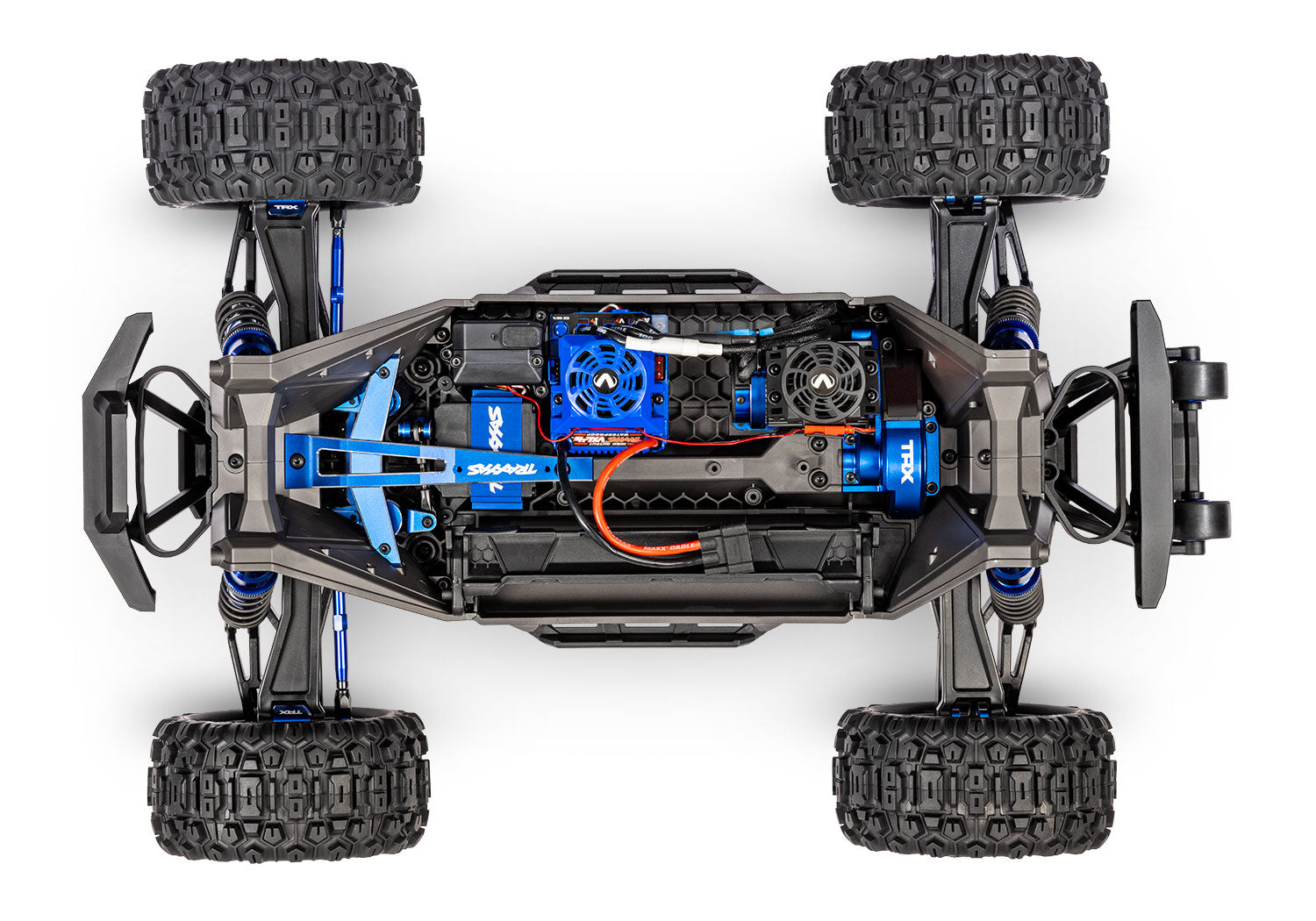 Traxxas Maxx Ultimate 4S 4WD Brushless RTR Monster Truck (Blue ) w/TQi 2.4GHz Radio & TSM (Copy)