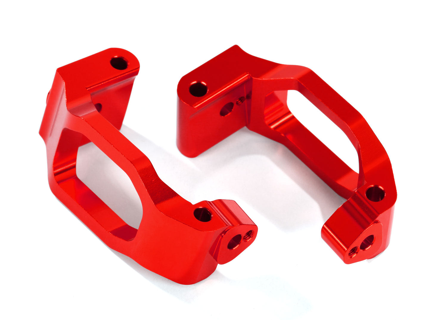 Traxxas Maxx Aluminum Caster Blocks (Red)