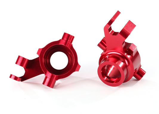 Traxxas Maxx Aluminum Steering Blocks (Red)