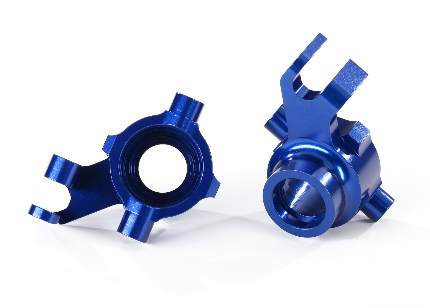 Traxxas Maxx Aluminum Steering Blocks (Blue)