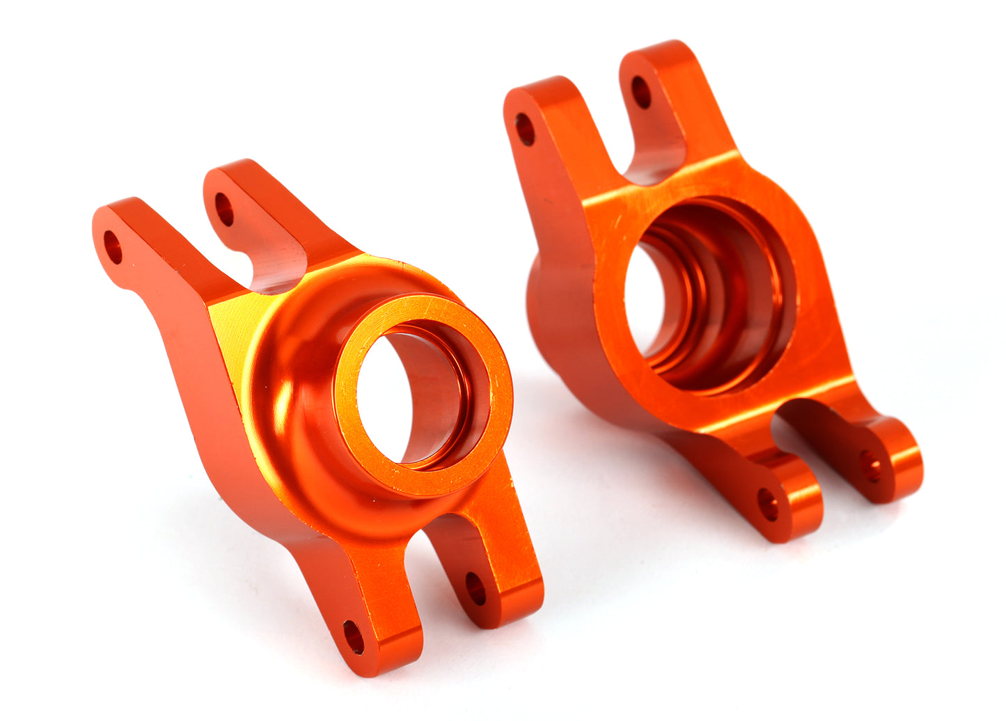 Traxxas Maxx Aluminum Hub Carriers (Orange)