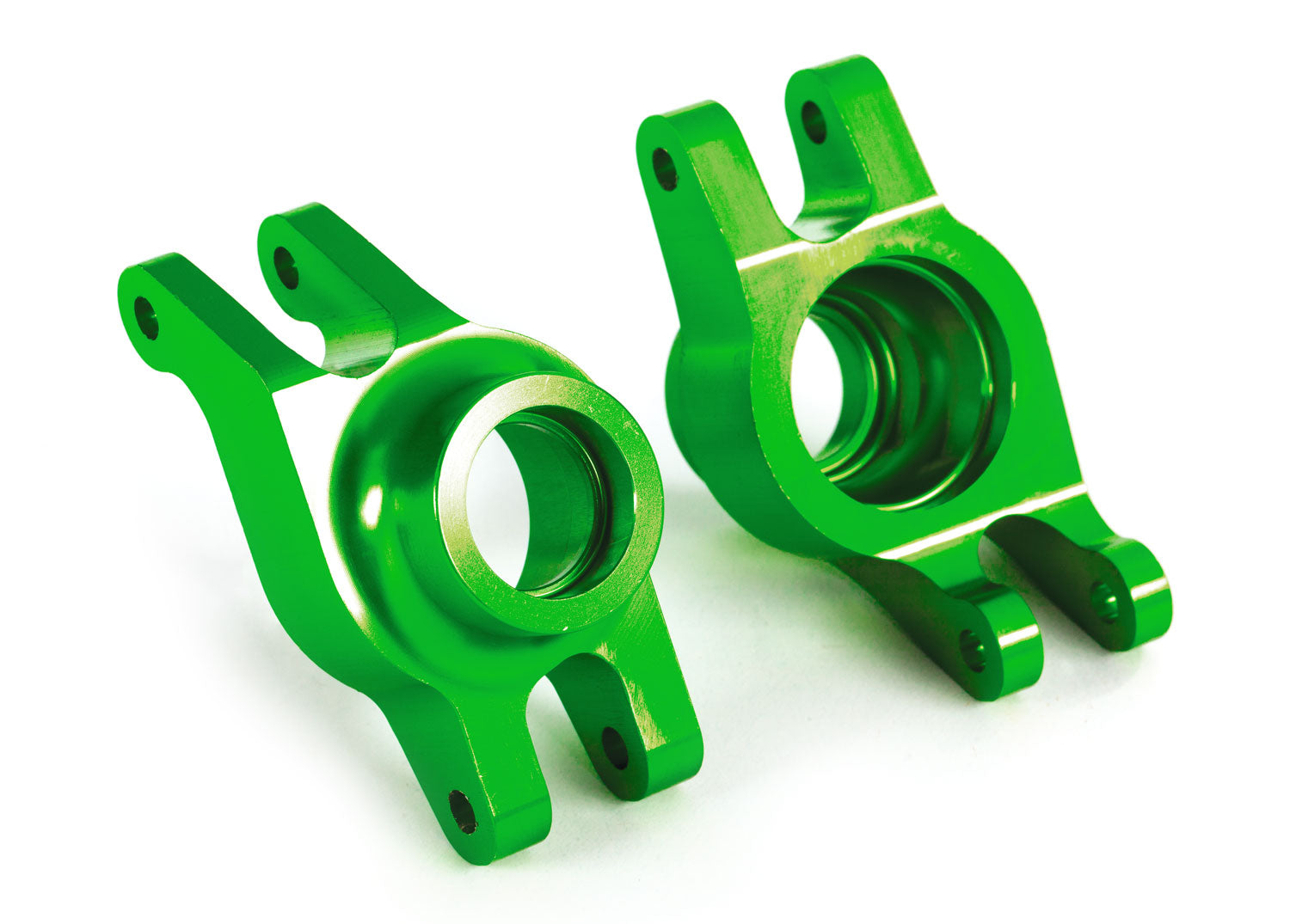 Traxxas Maxx Aluminum Hub Carriers (Green)