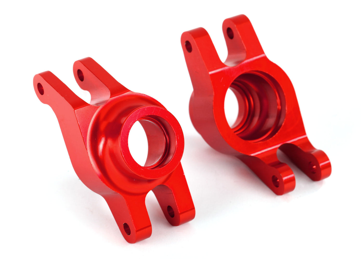 Traxxas Maxx Aluminum Hub Carriers (Red)