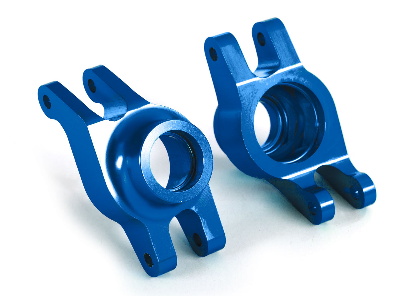 Traxxas Maxx Aluminum Hub Carriers (Blue)