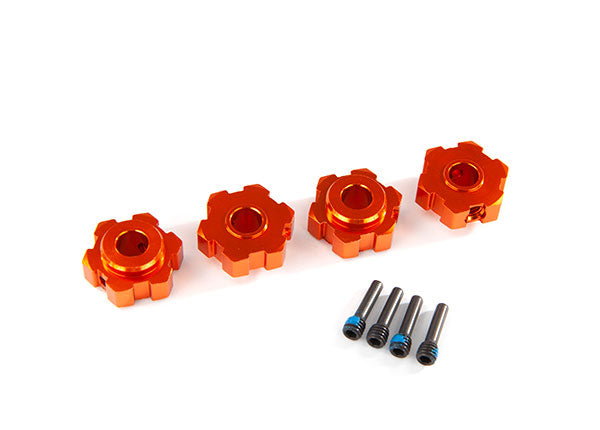 Traxxas Maxx Aluminum Wheel Hex (Orange) (4)