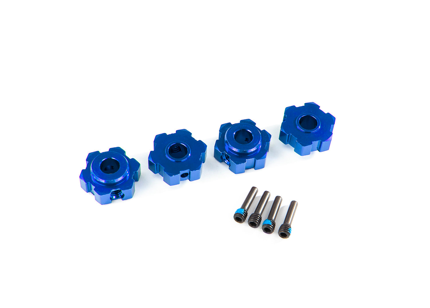 Traxxas Maxx Aluminum Wheel Hex (Blue) (4)