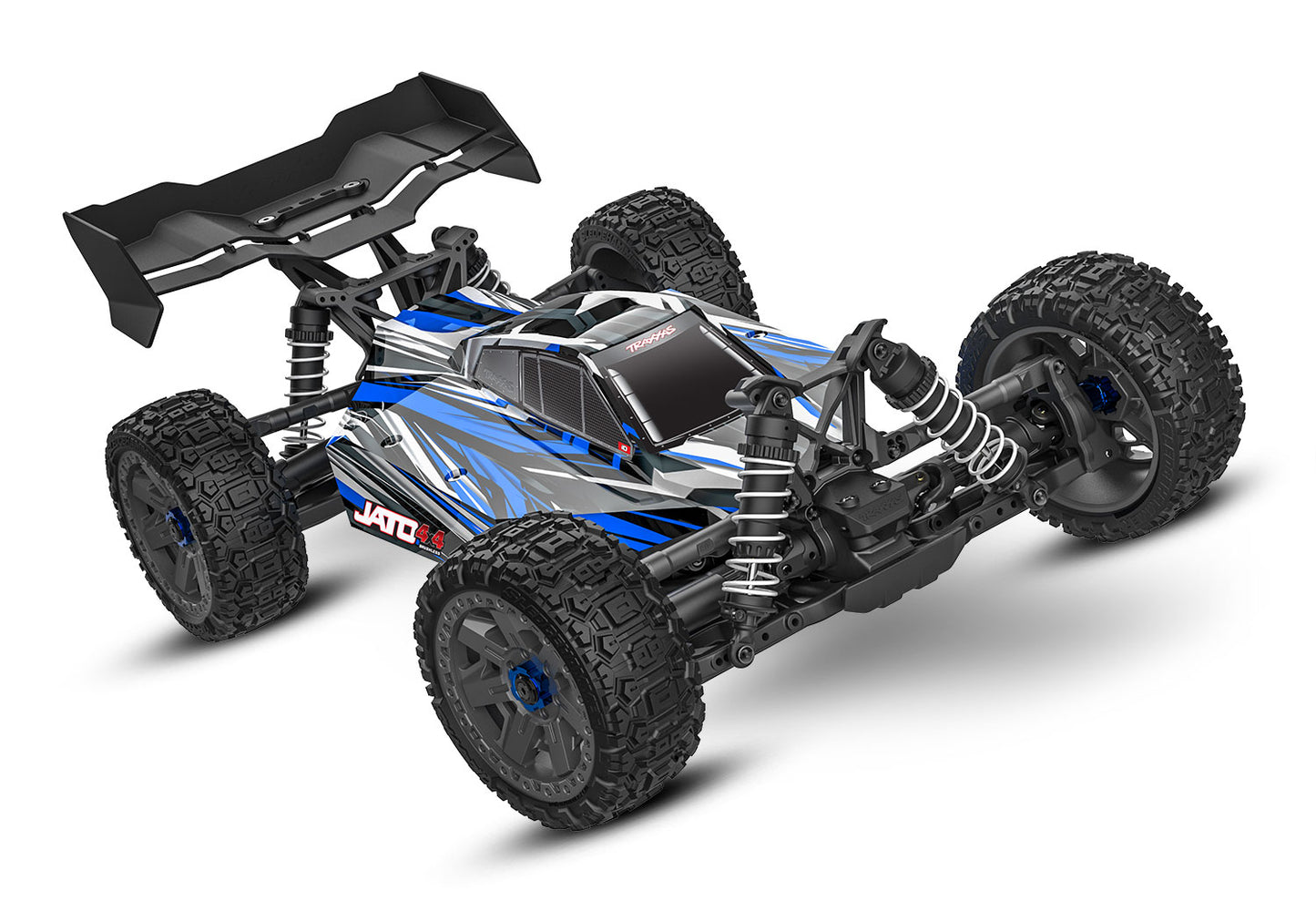 Traxxas Jato® 4X4 BL-2s: 1/8 scale 4X4 brushless buggy(Blue)