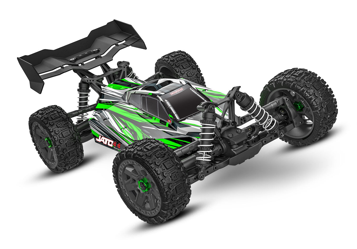 Traxxas Jato® 4X4 BL-2s: 1/8 scale 4X4 brushless buggy(Green)