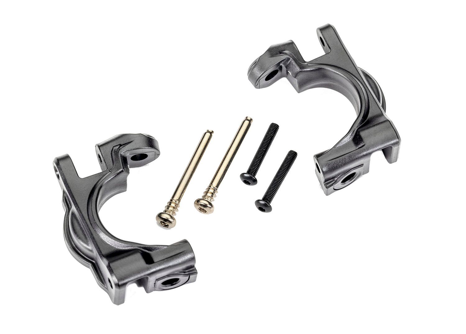 Traxxas 4x4 Extreme Heavy Duty Caster Blocks (Gray) (2)