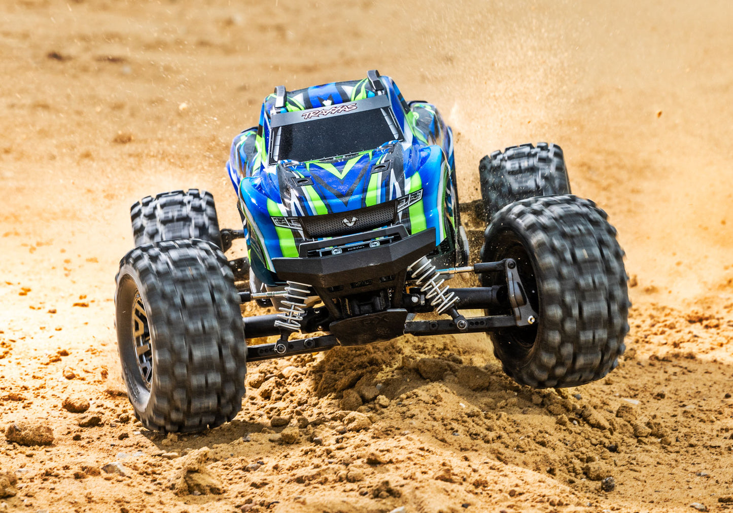 Traxxas Stampede 4X4 VXL Brushless 1/10 4WD RTR Monster Truck (Green ) w/TSM & TQi Radio