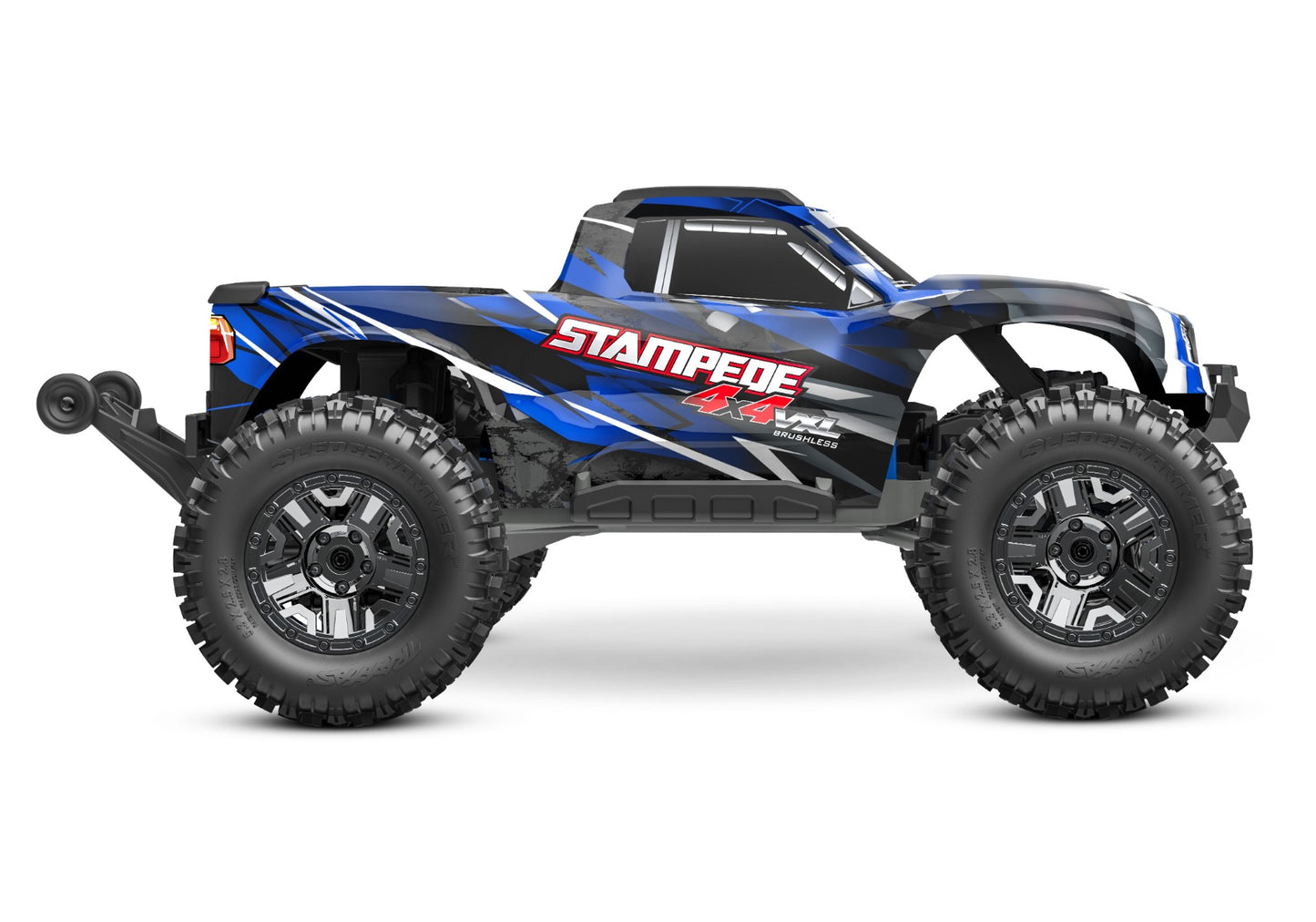 Traxxas Stampede 4X4 VXL Brushless 1/10 4WD RTR Monster Truck (Blue) w/TSM & TQi Radio