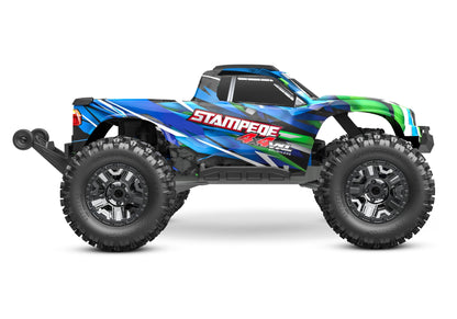 Traxxas Stampede 4X4 VXL Brushless 1/10 4WD RTR Monster Truck (Green ) w/TSM & TQi Radio