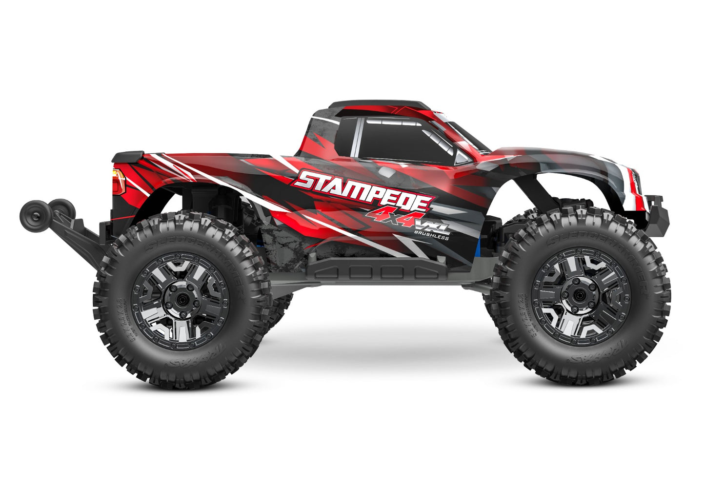 Traxxas Stampede 4X4 VXL Brushless 1/10 4WD RTR Monster Truck (Red) w/TSM & TQi Radio