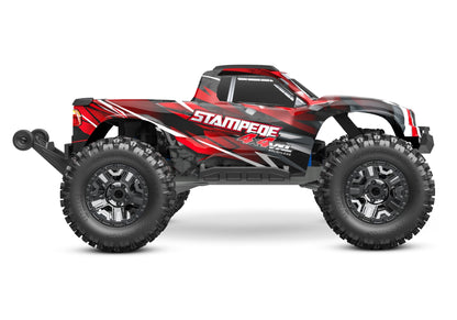 Traxxas Stampede 4X4 VXL Brushless 1/10 4WD RTR Monster Truck (Red) w/TSM & TQi Radio