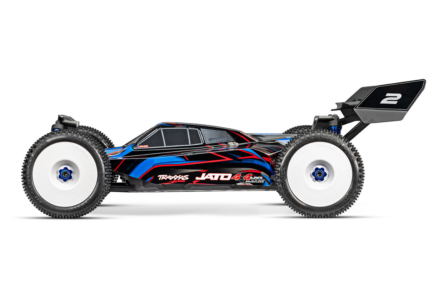 Traxxas Jato® 4x4 VXL 1/10 Brushless Electric Racing Buggy (Blue) w/TQi 2.4GHz Radio & Link Module