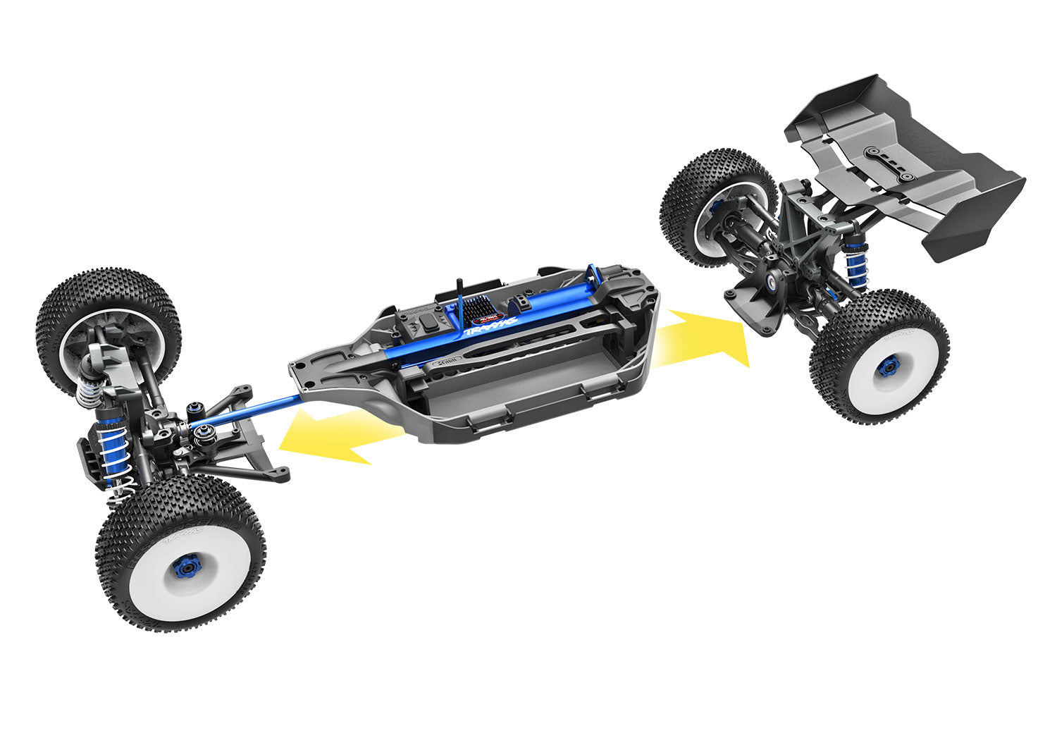 Traxxas Jato® 4x4 VXL 1/8 Brushless Electric Racing Buggy (Orange) w/TQi 2.4GHz Radio & Link Module
