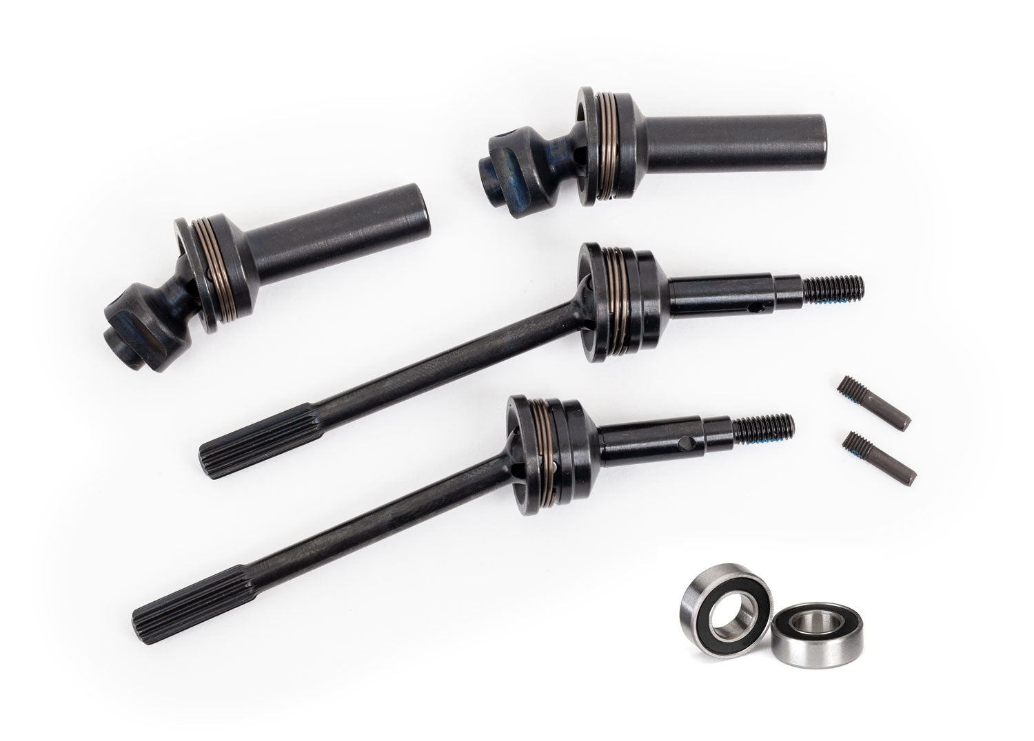 Traxxas Rear HD Steel Splined Driveshafts w/6mm Axle