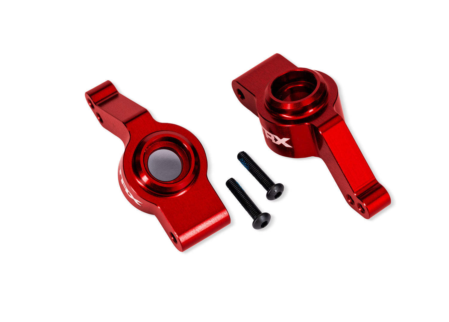 Traxxas 4X4 HD Aluminum Stub Axle Carrier (Red) (2)