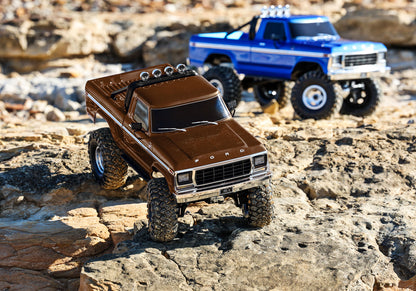 Traxxas TRX-4 1/10 High Trail Edition RC Crawler w/'79 Ford F-150 Ranger XLT Body (Black) & TQi 2.4GHz Radio