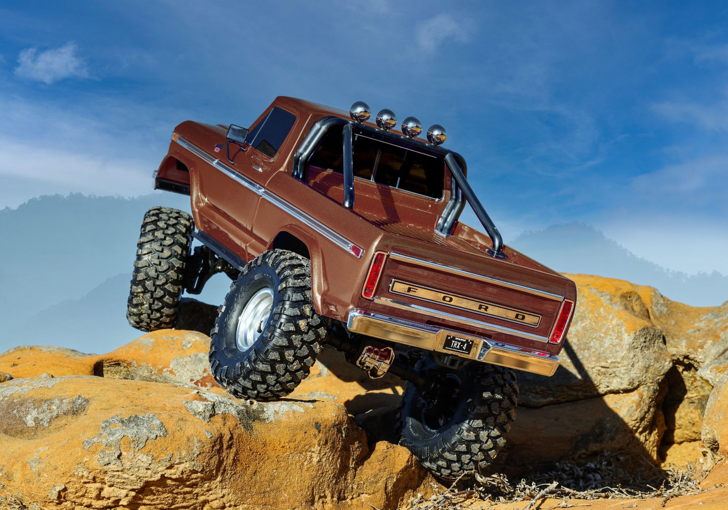 Traxxas TRX-4 1/10 High Trail Edition RC Crawler w/'79 Ford F-150 Ranger XLT Body (Black) & TQi 2.4GHz Radio