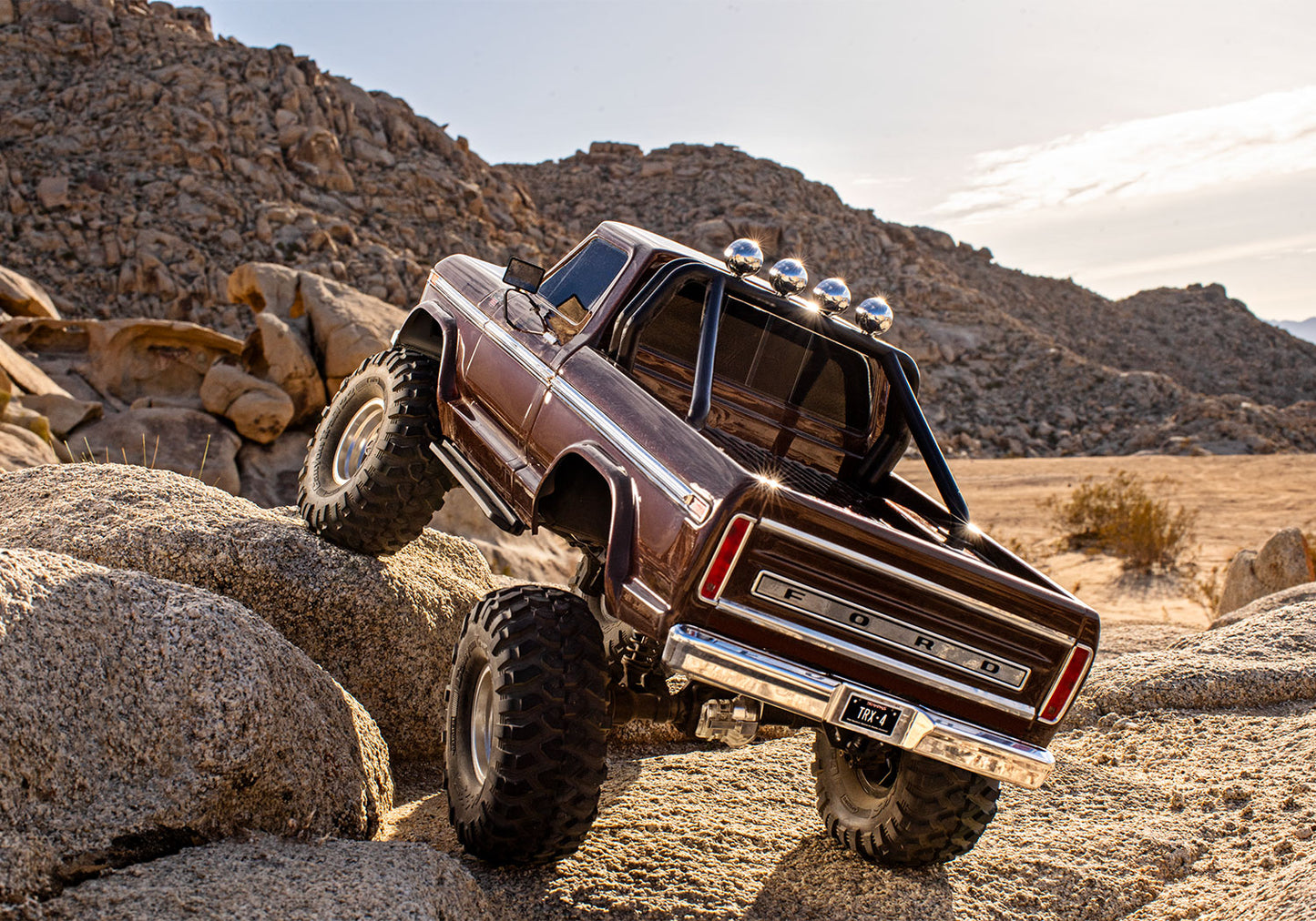 Traxxas TRX-4 1/10 High Trail Edition RC Crawler w/'79 Ford F-150 Ranger XLT Body (Black) & TQi 2.4GHz Radio