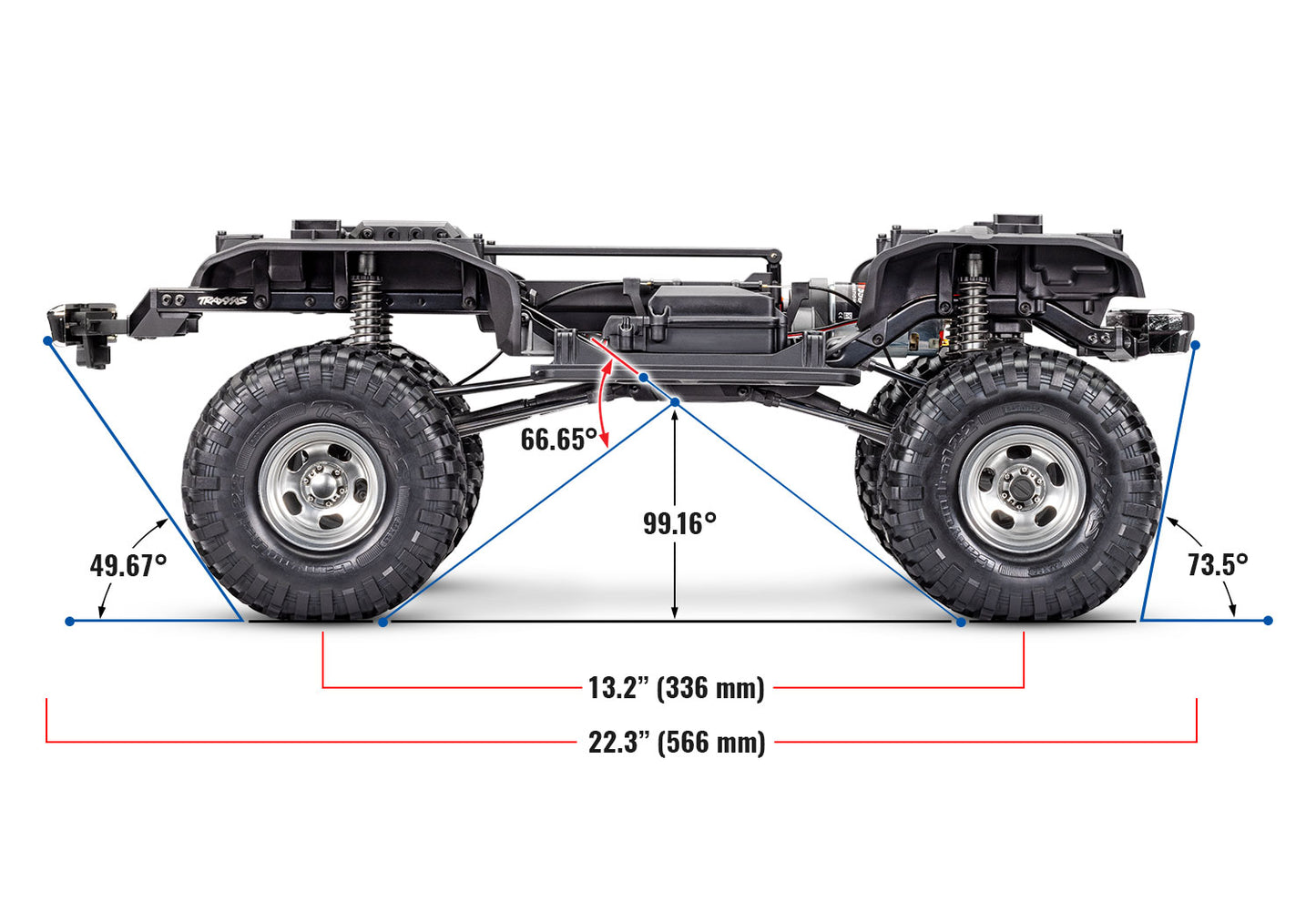 Traxxas TRX-4 1/10 High Trail Edition RC Crawler w/'79 Ford F-150 Ranger XLT Body (Brown) & TQi 2.4GHz Radio