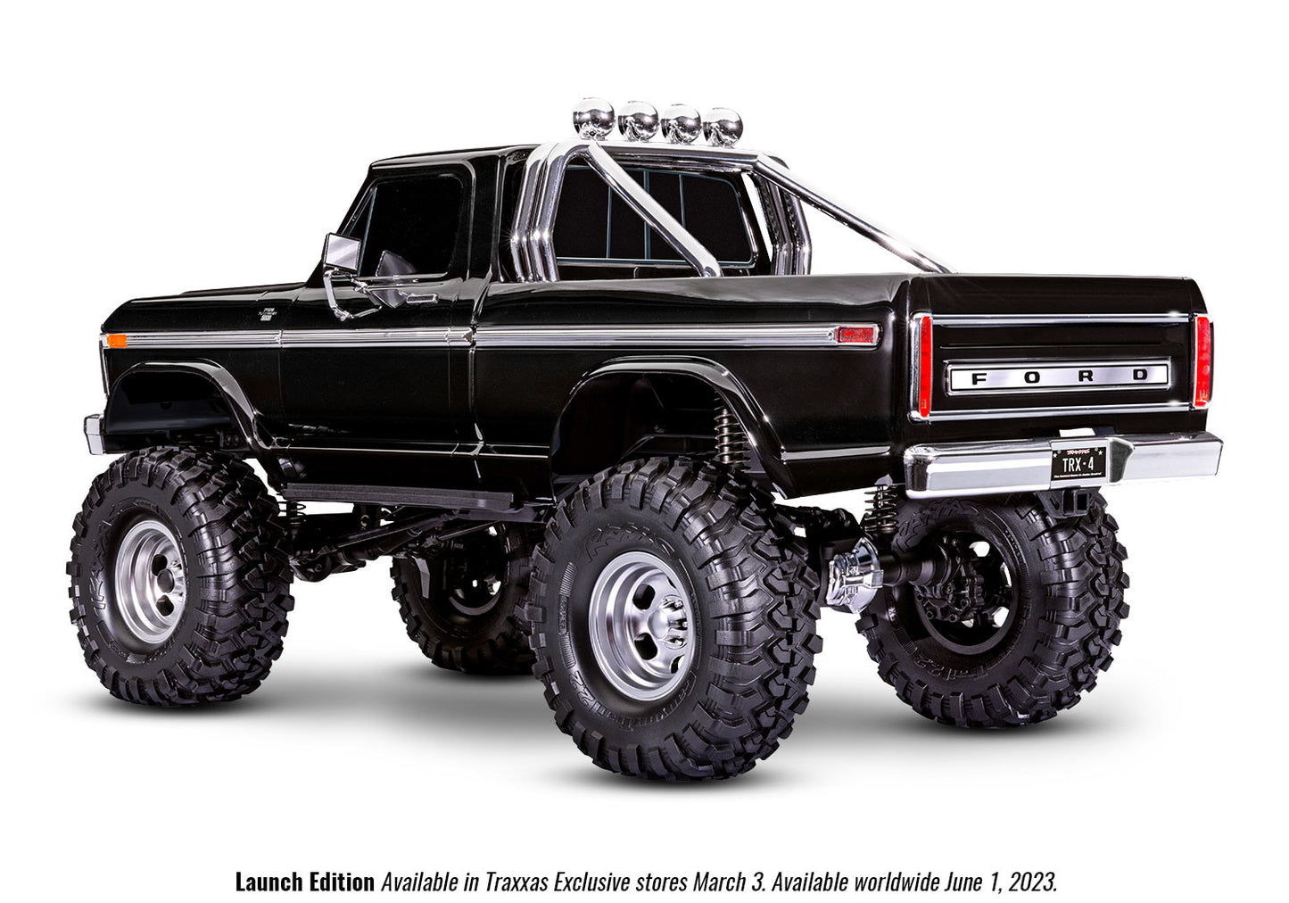 Traxxas TRX-4 1/10 High Trail Edition RC Crawler w/'79 Ford F-150 Ranger XLT Body (Black) & TQi 2.4GHz Radio