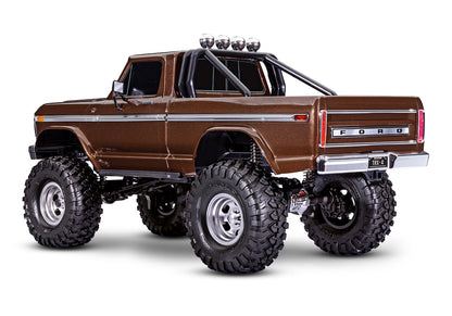 Traxxas TRX-4 1/10 High Trail Edition RC Crawler w/'79 Ford F-150 Ranger XLT Body (Brown) & TQi 2.4GHz Radio