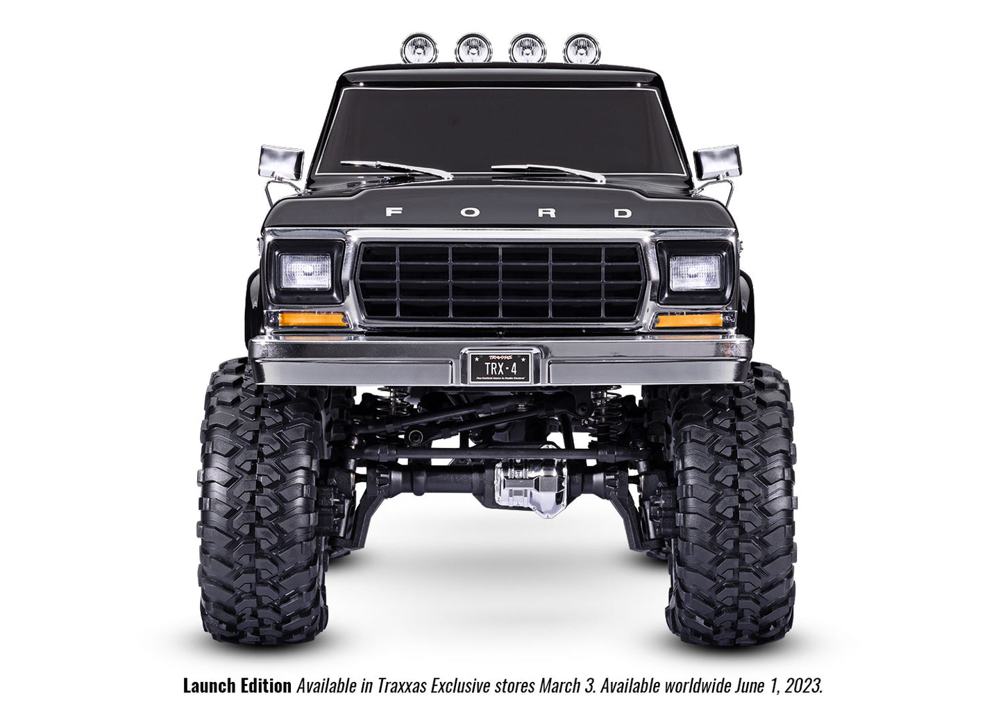 Traxxas TRX-4 1/10 High Trail Edition RC Crawler w/'79 Ford F-150 Ranger XLT Body (Black) & TQi 2.4GHz Radio