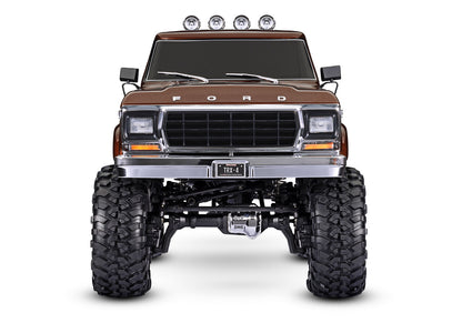 Traxxas TRX-4 1/10 High Trail Edition RC Crawler w/'79 Ford F-150 Ranger XLT Body (Brown) & TQi 2.4GHz Radio