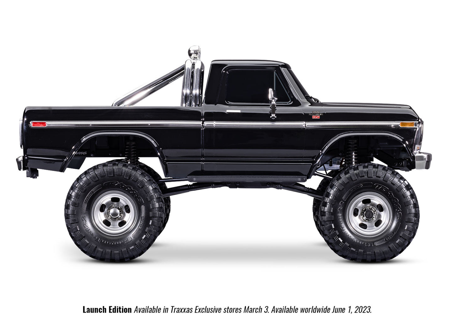 Traxxas TRX-4 1/10 High Trail Edition RC Crawler w/'79 Ford F-150 Ranger XLT Body (Black) & TQi 2.4GHz Radio