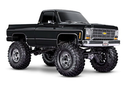 Traxxas TRX-4 1/10 High Trail Edition RC Crawler w/'79 Chevy K10 Truck Body (Black) &/TQi 2.4GHz Radio