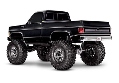 Traxxas TRX-4 1/10 High Trail Edition RC Crawler w/'79 Chevy K10 Truck Body (Black) &/TQi 2.4GHz Radio