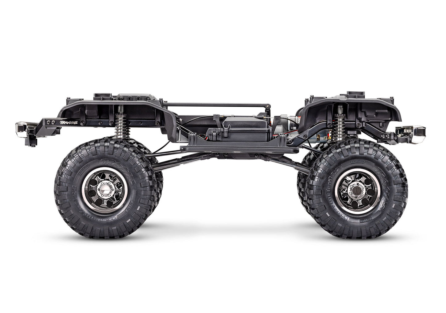 Traxxas TRX-4 1/10 High Trail Edition RC Crawler w/'79 Chevy K10 Truck Body (Black) &/TQi 2.4GHz Radio