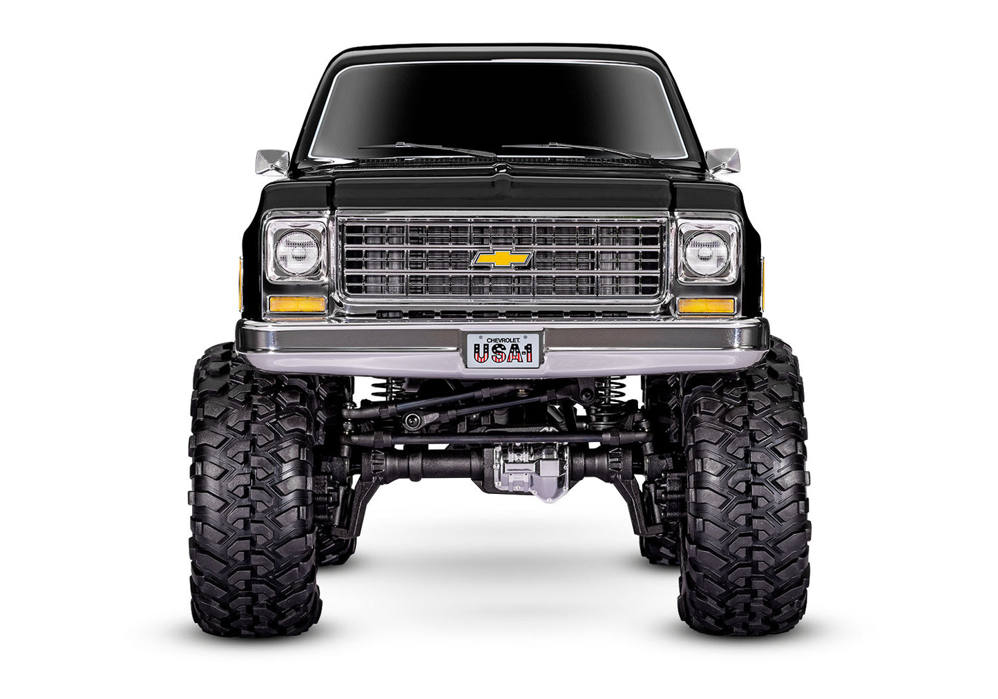 Traxxas TRX-4 1/10 High Trail Edition RC Crawler w/'79 Chevy K10 Truck Body (Black) &/TQi 2.4GHz Radio