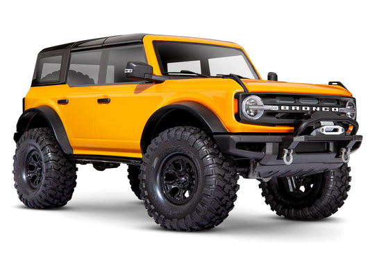 Traxxas TRX-4 1/10 Trail Crawler Truck w/2021 Ford Bronco Body (Orange) & TQi 2.4GHz Radio