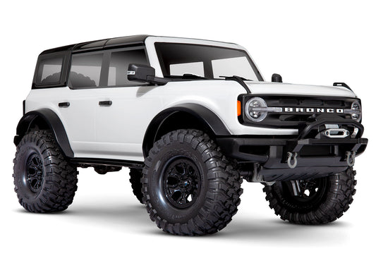 Traxxas TRX-4 1/10 Trail Crawler Truck w/2021 Ford Bronco Body (Oxford White) & TQi 2.4GHz Radio